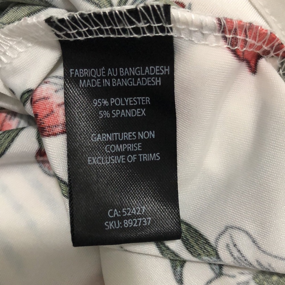 Lily Morgan Sleeveless Floral Top Women’s Size L - Picture 8 of 10